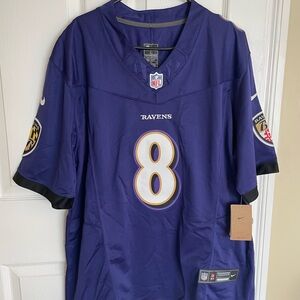 NWT NFL Men’s Ravens Lamar Jackson Jersey SZ L